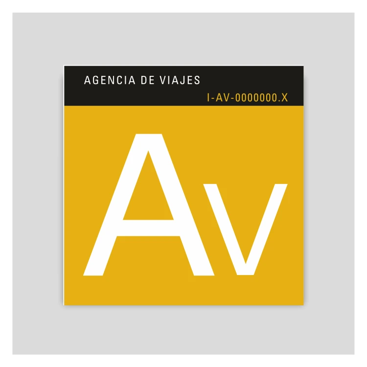 CN24 Placa distintivo - Agencia De Viajes - Canarias