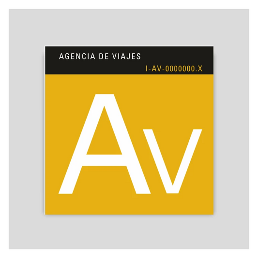 CN24 Placa distintivo - Agencia De Viajes - Canarias