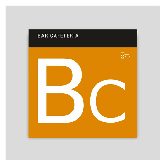 CN23 Placa distintivo - Bar Cafeteria - Canarias