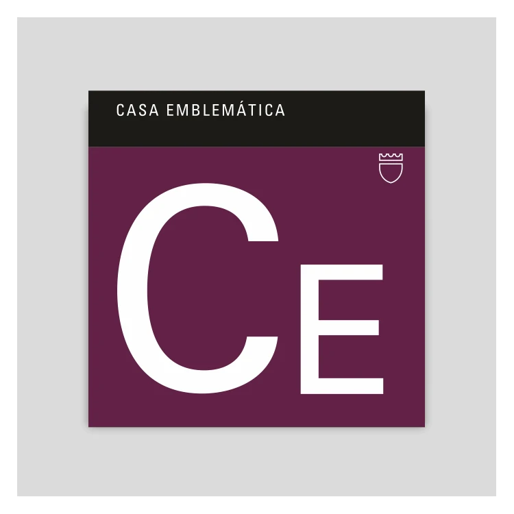 CN19 - Placa distintivo - Casa emblemática