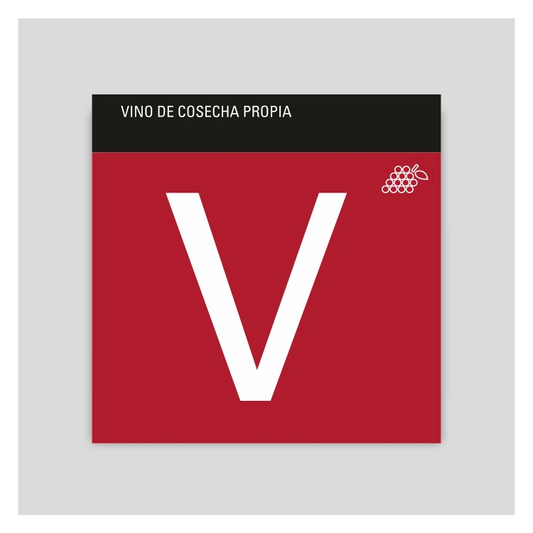 CN26 - Placa distintivo Guachinche - Vino de cosecha propia