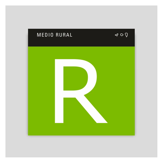CN21 - Placa distintivo - Medio rural