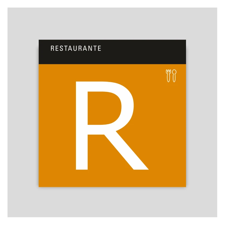 CN22 Placa distintivo - Restaurante - Canarias